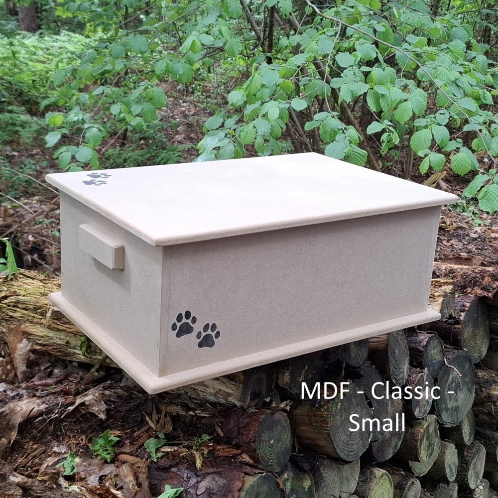 Dierengrafkist MDF Classic pootafdruk 1