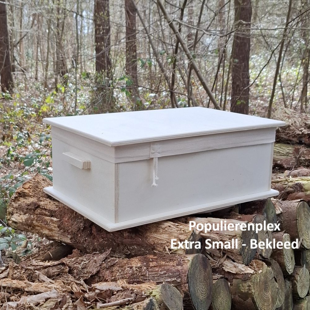Populierenplex dierengrafkist extra small bekleed
